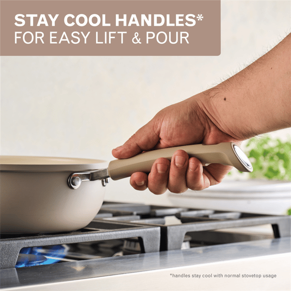 Farberware TrueCook 3.5qrt. Ceramic Plus Induction Chef''s Pan