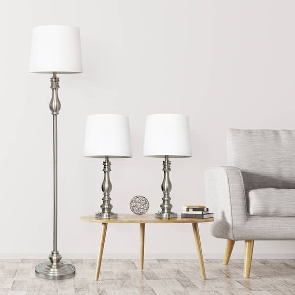 Lalia Home Perennial Morocco Classic 3pc. Metal Lamp Set