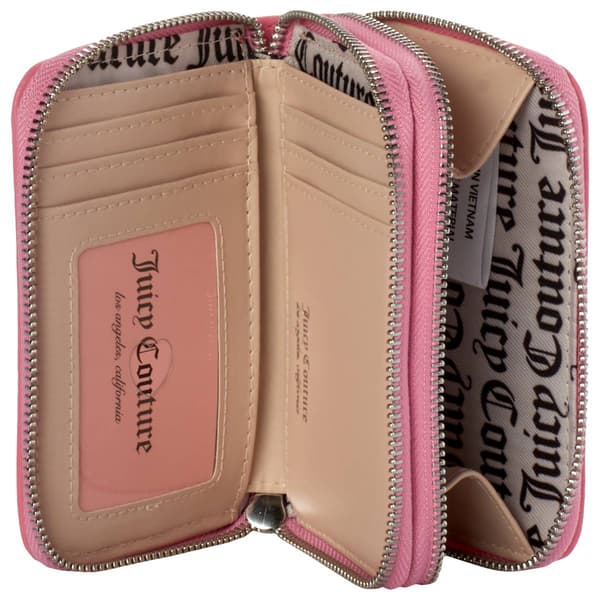 Womens Juicy Couture Juicy Girls Rule Zip Around Wallet