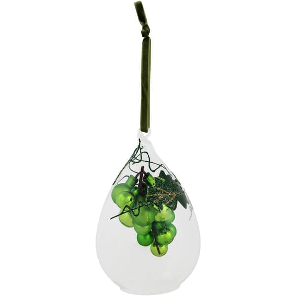 Northlight Seasonal 6in. Grapes in Glass Christmas Ornament