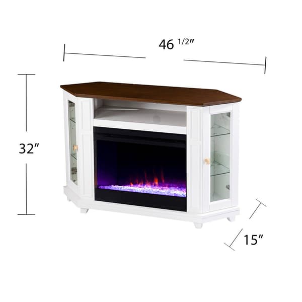 Southern Enterprises Dilvon Color Changing Fireplace