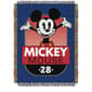 Northwest Mickey Mouse Hi Mickey Woven Tapestry Throw - image 1