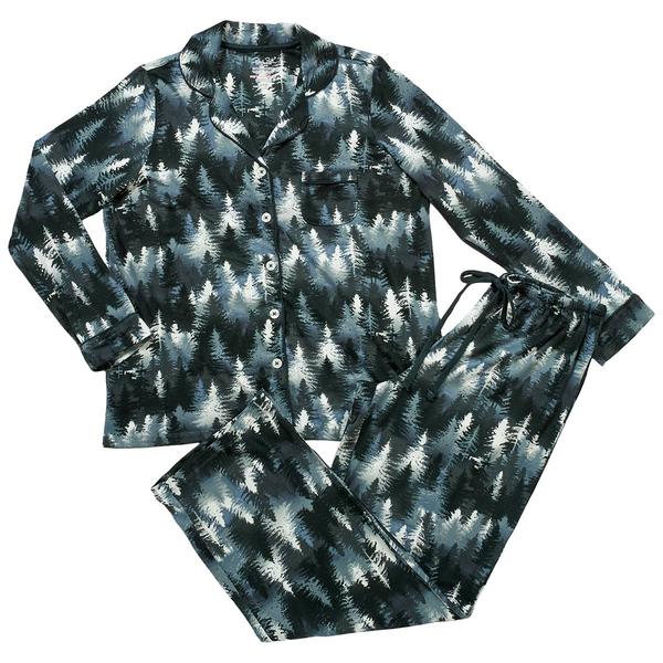 Womens René Rofé® Tree Printed Pajama Set