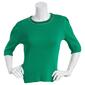 Womens Nanette Lepore Elbow Sleeve Sweater with Jeweled Neckline - image 1