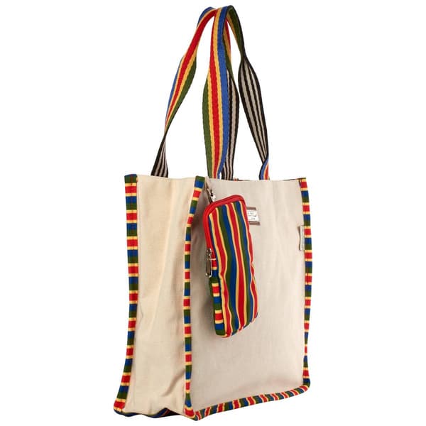 Caribbean Joe Summer Stripes Tote