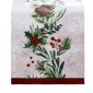 Threadmade Holly Berry Flourish Holiday Fabric Table Runner - image 1