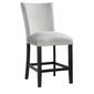 Elements Francesca Grey Velvet Counter Height Chair Set - image 2