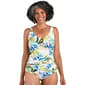 Womens Maxine Island Serenity Twist Front One Piece Swimsuit - image 1