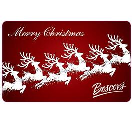 Boscov&#39;s Merry Christmas Reindeer Gift Card