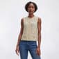 Womens Adrianna Papell Crochet Button Front Sweater Vest - image 1