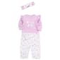 Baby Girl &#40;3-12M&#41; Little Me&#174; Pretty Bows Bodysuit & Pants Set - image 2