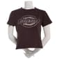 Juniors C-Life Short Sleeve Dickies Rhinestone Baby Tee - image 2