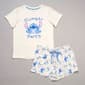 Juniors Centric Brands Stitch Short Sleeve Short Pajama Set - image 2