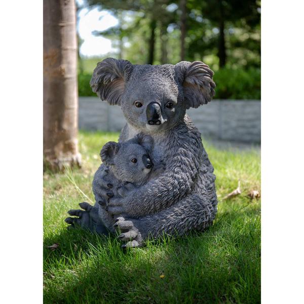 Hi-Line Gift Mother & Baby Koala Garden Statue