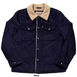 Mens Levi''s® Corduroy Trucker Coat w/Sherpa Lining