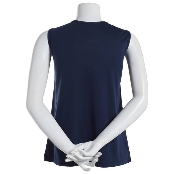 Petite Hasting & Smith Basic Solid Round Neck Tank Top
