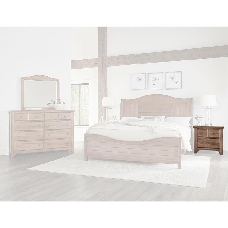 Vaughan-Bassett Cool Farmhouse Nightstand