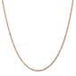 Gold Classics&#8482; 1.8mm. 14k Rose Diamond Cut Rope Anklet - image 2
