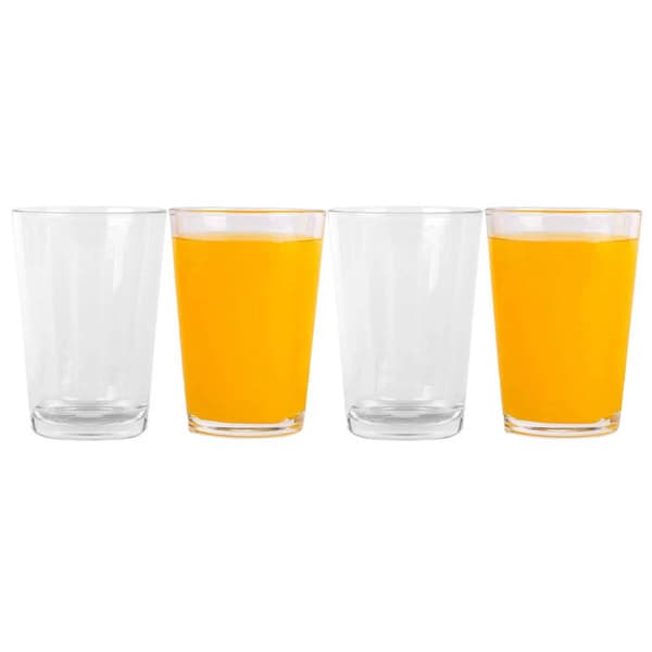 Home Essentials Set of 4 Alanya 7oz. Juice Glasses - image 