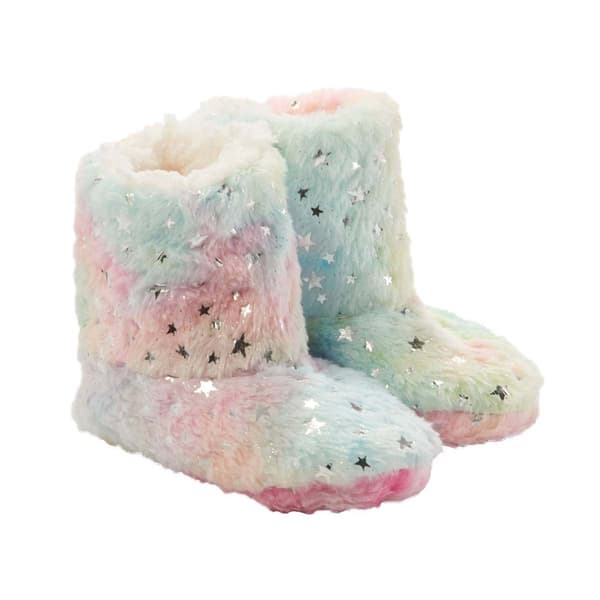 Girls Kensie Faux Fur Slipper Booties - image 
