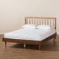 Baxton Studio Sora Ash Walnut Wood Queen Size Platform Bed - image 7