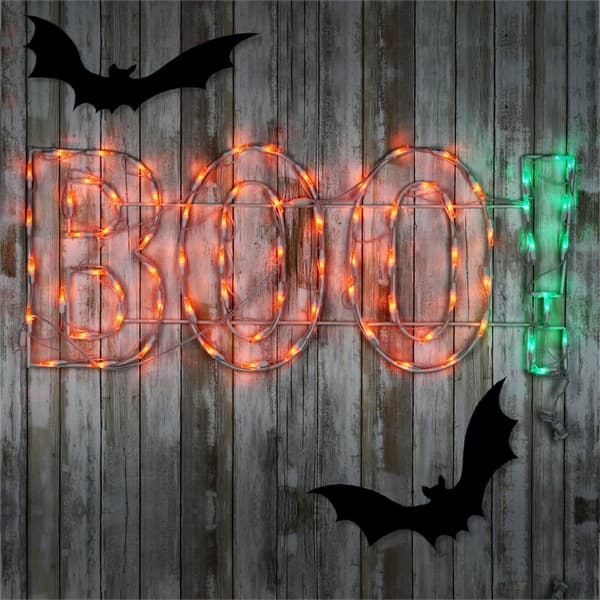 National Tree 36in. Halloween Lighted BOO! Sign