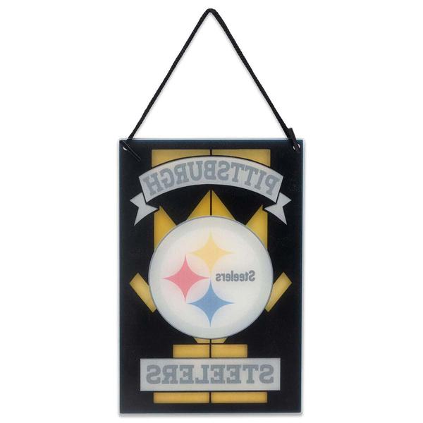 Open Road Steelers Logo Small Hanging Acrylic Wall Decor