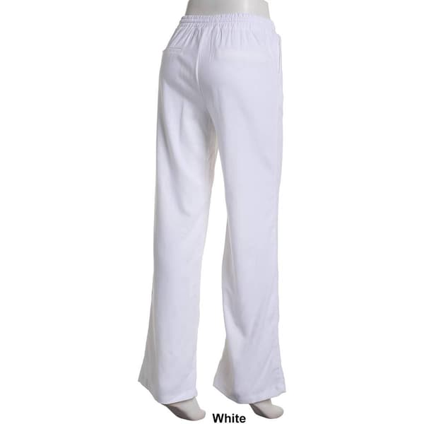 Juniors Love Tree Linen Beaded Drawstring Pants