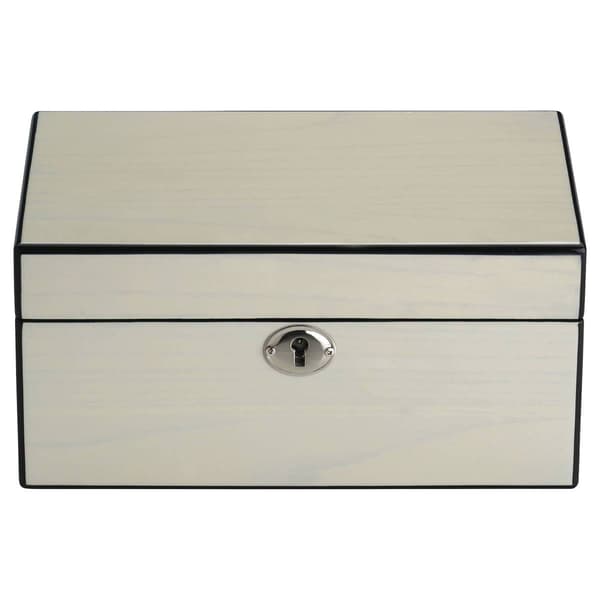 Reed & Barton&#40;R&#41; Modern Lines&#40;tm&#41; Cream Jewelry Box