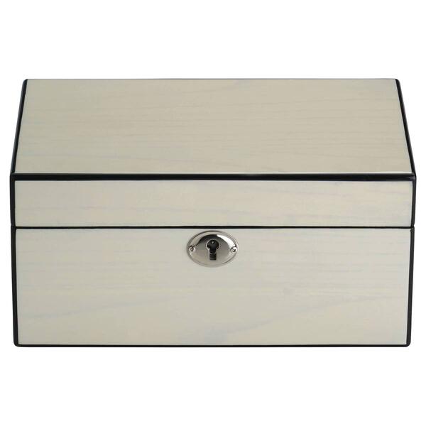Reed & Barton&#40;R&#41; Modern Lines&#40;tm&#41; Cream Jewelry Box - image 