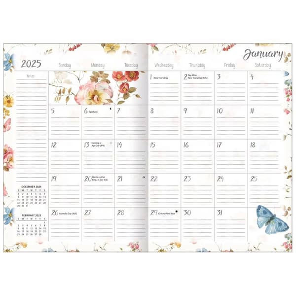 Lang&#174; Watercolor Seasons Monthly Pocket Planner