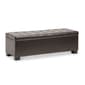 Baxton Studio Roanoke Contemporary Ottoman - image 1