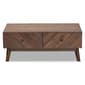 Baxton Studio Hartman Modern Walnut Brown Wood Coffee Table - image 3