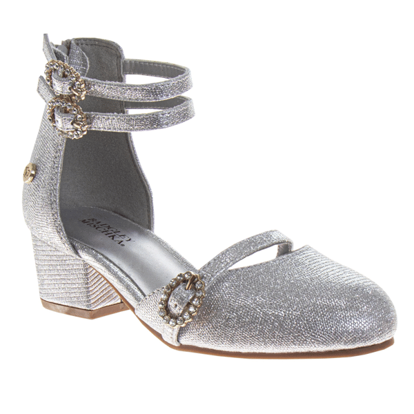 Little Girls Badgley Mischka® Rhinestore Glitter Dress Sandals