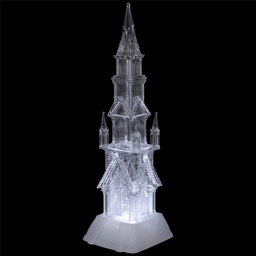 Northlight LED Lighted Castle Acrylic Christmas Decoration