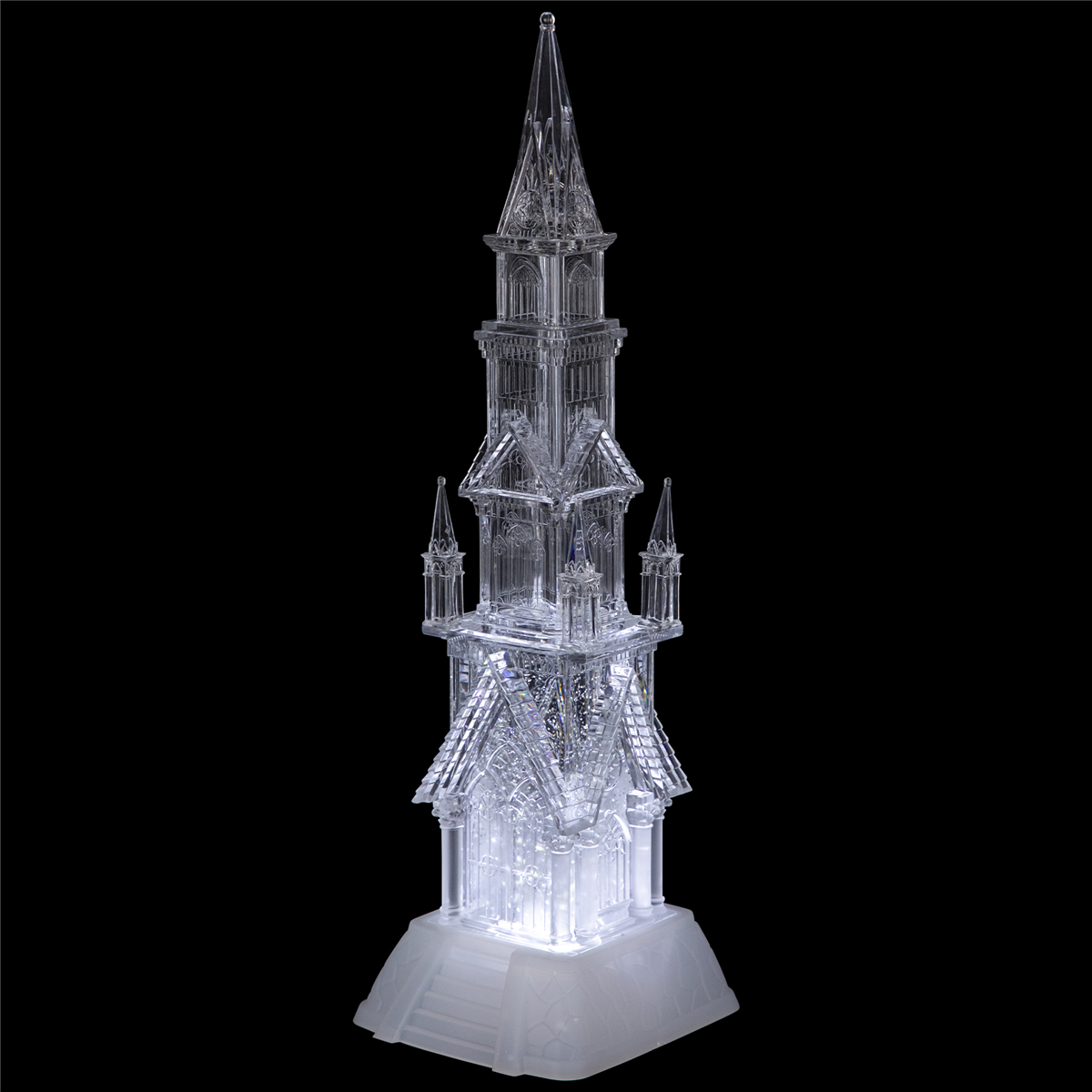 Northlight LED Lighted Castle Acrylic Christmas Decoration