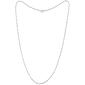Danecraft Sterling Silver Tiny Square Disks Chain Necklace - image 1