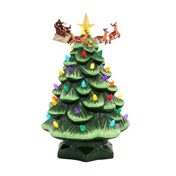 Mr. Christmas&#40;R&#41; Santa's Sleigh Animated Nostalgic Tree - image 
