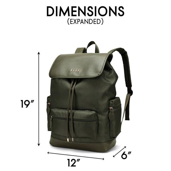 ELLE Wayfarer Monogram Travel Backpack