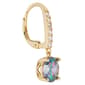 Athra 14kt. Gold over Brass Mystic CZ Drop Earrings - image 2