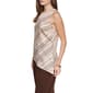 Womens Halston Sleeveless Asymmetrical Hem Diagonal Stripe Blouse - image 3