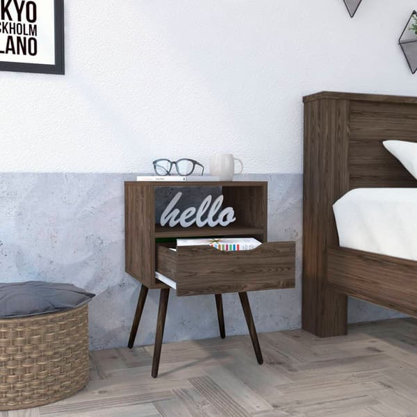 FM FURNITURE Allie Contemporary Nightstand
