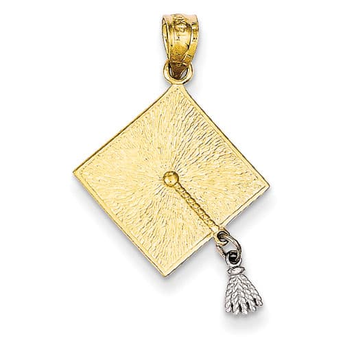 Gold Classics(tm) 14kt. Two-Tone Graduation Pendant - image 