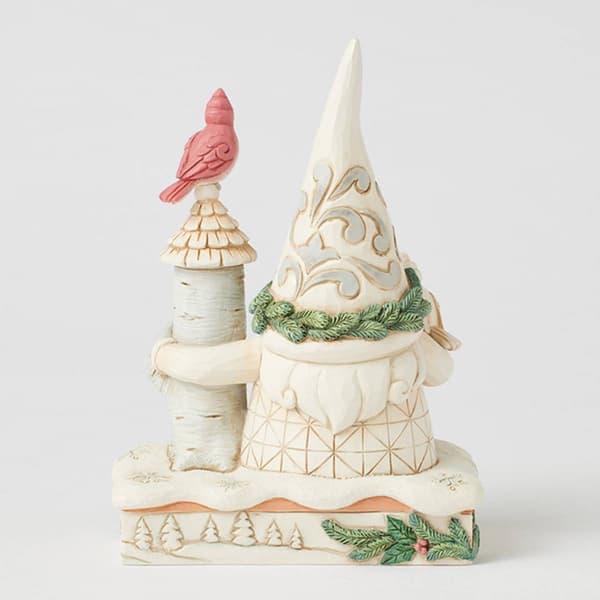 Jim Shore Woodland Glen Gnome w/ Birdhouse Christmas Figurine