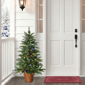 Puleo International 4ft. Dual-Color LED Potted Christmas Tree - image 3