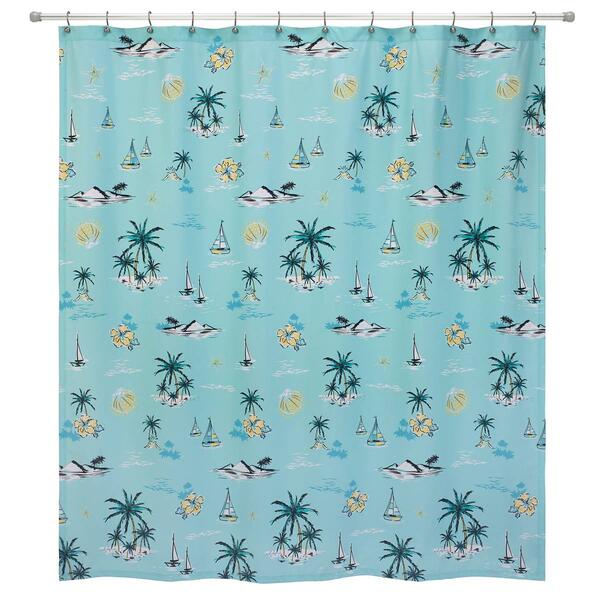 IZOD&#40;R&#41; Tropical Mode Shower Curtain - image 