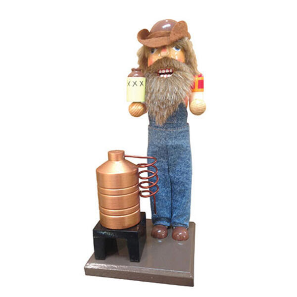 Santa's Workshop 12in. Moonshiner Nutcracker - image 