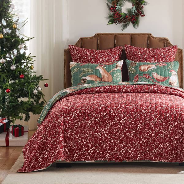 Greenland Home Fashions&#8482; Willow Forest Friends Quilt Set