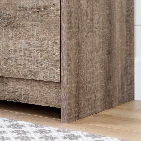 South Shore Tassio Weathered Oak 6-Drawer Double Dresser