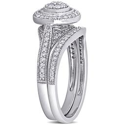 Diamond Classics™ 10kt. White Gold 2/5ctw. Diamond Bridal Set